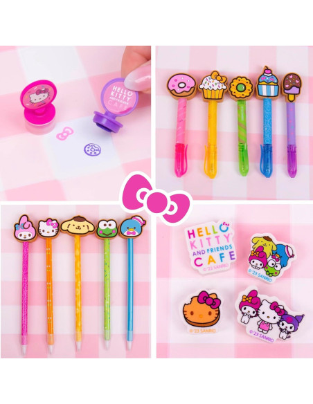Conjunto de Bolígrafos Hello Kitty 21 Piezas Kawaii