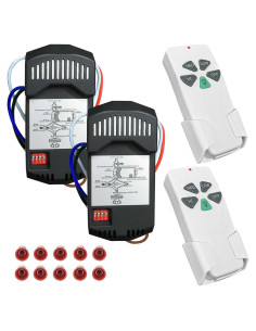 Kit Control Remoto Universal Ventilador Techo Aubric 53T 3 Velocidades