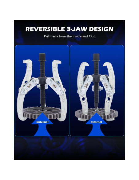 Juego de Extractores de Engranajes Orion Motor Tech 4 Piezas