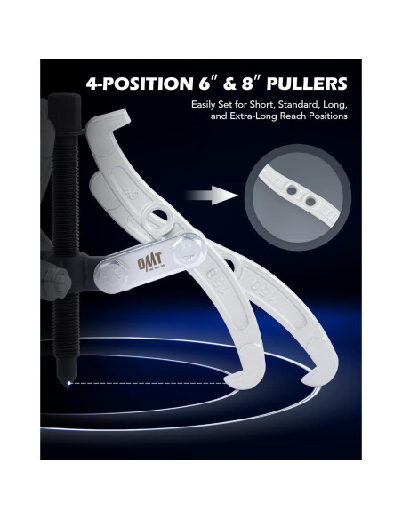 Juego de Extractores de Engranajes Orion Motor Tech 4 Piezas