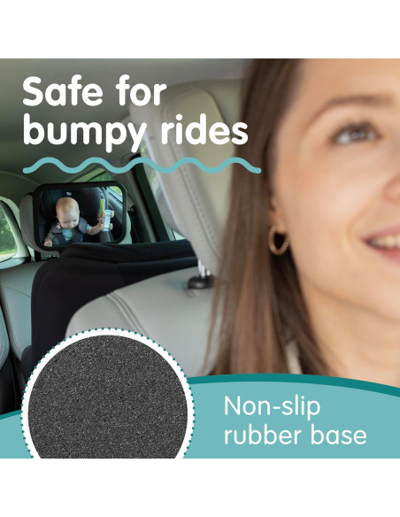 Espejo Convexo para Coche Bebé Onco 24.4x17.5cm Irrompible