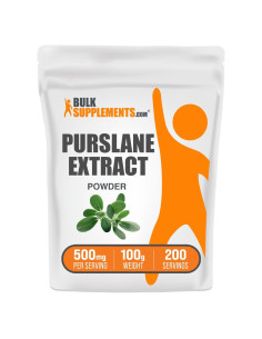 Extracto de Verdolaga en Polvo BulkSupplements 100g Suplemento