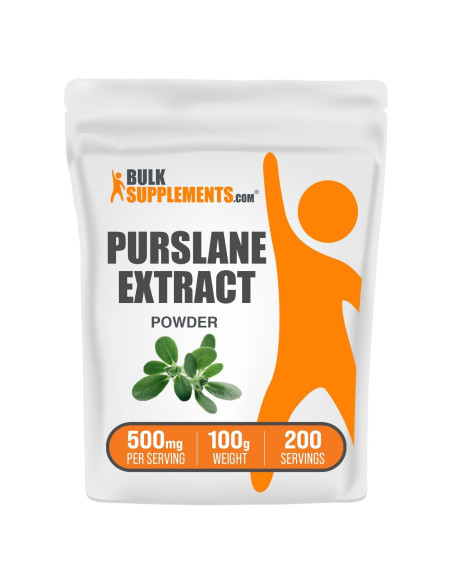 Extracto de Verdolaga en Polvo BulkSupplements 100g Suplemento