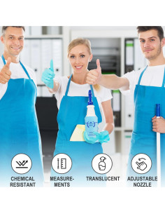 Botellas de Spray de Plástico 700 ml - 2 Paquete Multiusos 2