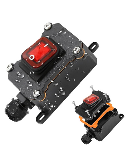 Interruptor de Palanca ON/OFF KarlKers 12V-24V IP67 20A