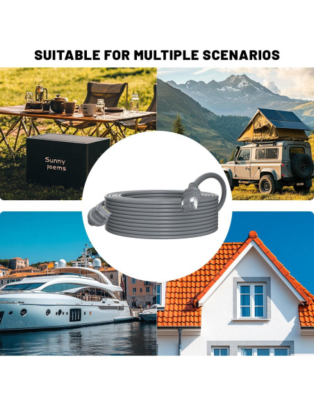 Cable Ethernet 22,86m TOYOURKI para Starlink Gen3 Impermeable