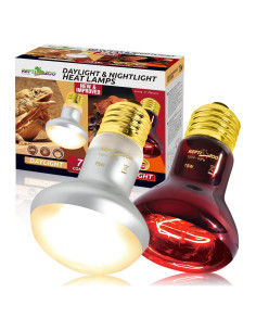 Bombilla de Calor para Reptiles REPTIZOO 75W UVA y Infrarroja