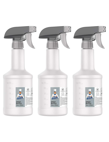 Botellas de Spray Reutilizables MR.SIGA 470ml Paquete de 3