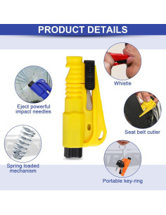 PIFOOG 12 Pcs Herramienta de Escape 3 en 1 para Coche 2