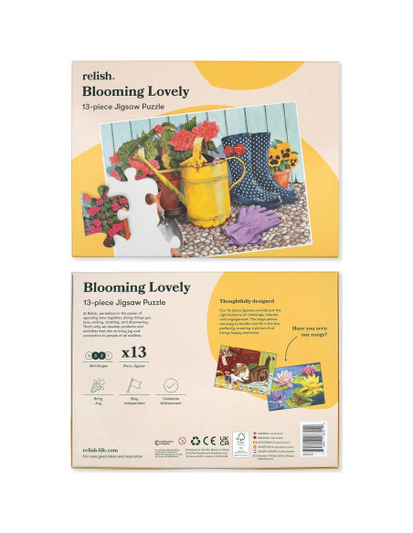 Rompecabezas Relish Blooming Lovely 13 Piezas para Demencia Rompecabezas Relish Blooming Lovely 13 Piezas para Demencia
