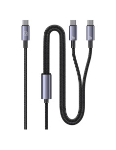 Cable de Carga Múltiple USB-C 2-en-1 USAMS 72W 1.2m
