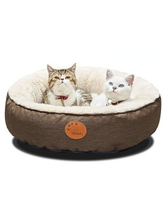 Cama Redonda para Gato HACHIKITTY Grande Lavable 60 cm