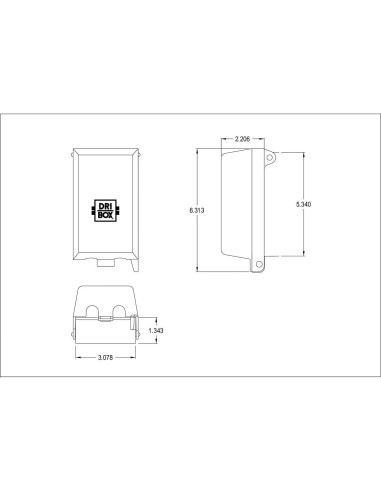 Kit Cubierta a Prueba de Climas Dri-box iMBAPrice 1-Gang