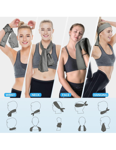 Toallas de Enfriamiento U-pick 100x30 cm - Paquete de 4