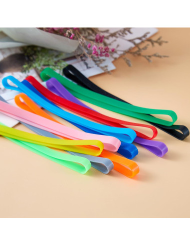 12 Bandas de Goma de Silicona ZZJMCH 13.97 cm Resistentes