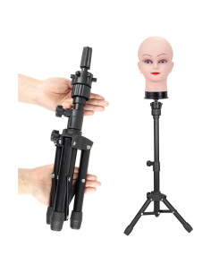 Soporte de Peluca Trípode Zhiqian 63.5 cm Ajustable