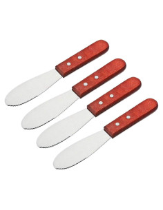 Espátula de Acero Inoxidable Wall2Wall 20.32 cm Mango Madera