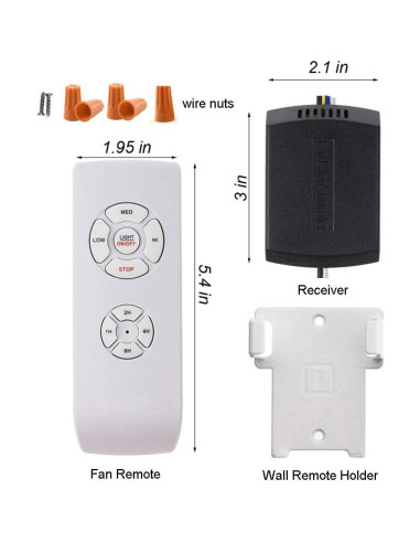 Control Remoto Inalámbrico para Ventilador de Techo LPHUMEX
