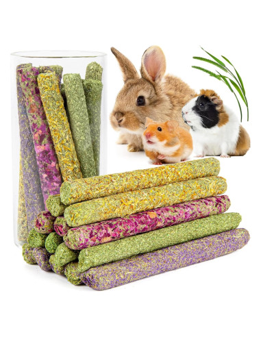 Golosinas de Heno Timothy Sofier 20pcs Masticables Naturales