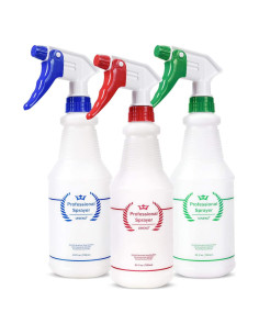 Botellas de Spray Uineko 24 Oz (Paquete de 3) Ajustables