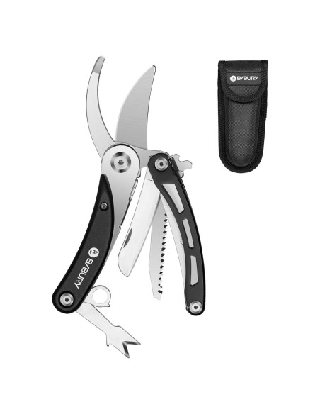 Tijeras de Jardinería Multifuncionales BIBURY, Acero Inoxidable 420