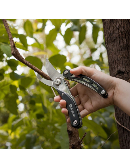 Tijeras de Jardinería Multifuncionales BIBURY, Acero Inoxidable 420