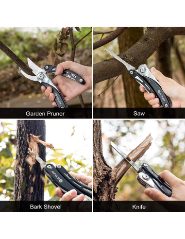 Tijeras de Jardinería Multifuncionales BIBURY, Acero Inoxidable 420