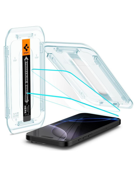 Protector de Pantalla Vidrio Templado Spigen iPhone 16 Pro [2 Unidades]