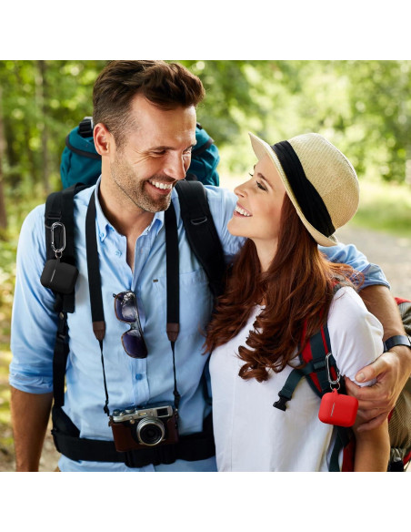 Funda de Silicona Lerobo para AirPods 1/2 con Kit de Limpieza