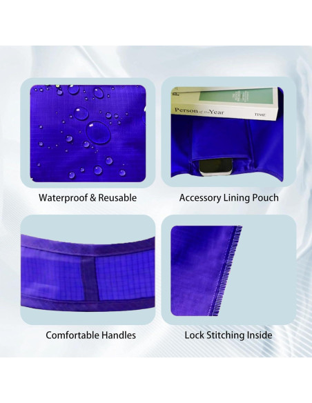 Bolsa de Compras Grande Plegable Tandoler 42x38cm 22.7kg Verde