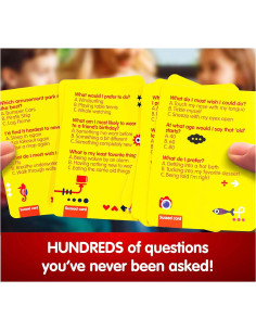 Juego de Cartas Sussed - ¿Qué Harías? - Amarillo - 110 Cartas 2