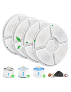 Filtros de Reemplazo para Fuente de Agua Beyolike - 4 Piezas