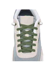 Cordoneras Elásticas Sin Atar Hstgaga 120 cm Verde Militar