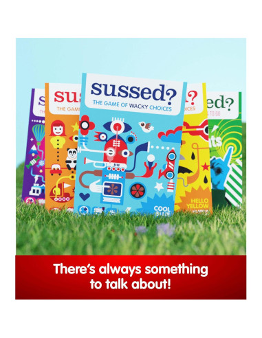 Juego de Cartas Sussed - ¿Qué Harías? - Amarillo - 110 Cartas