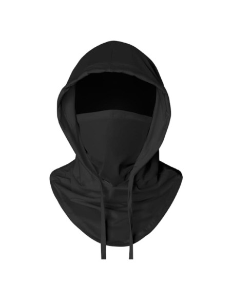 Máscara Balaclava Refrigerante UV 50+ Negra para Ciclismo y Esquí