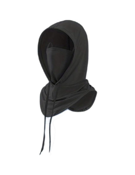 Máscara Balaclava Refrigerante UV 50+ Negra para Ciclismo y Esquí