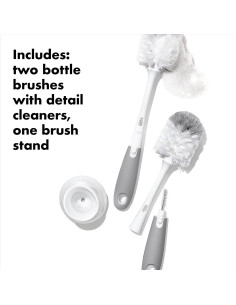 Set de Cepillos para Botellas OXO Tot - Gris, 2 Unidades 2