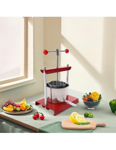 Prensa Manual de Vino TaoJune 3L Acero Inoxidable