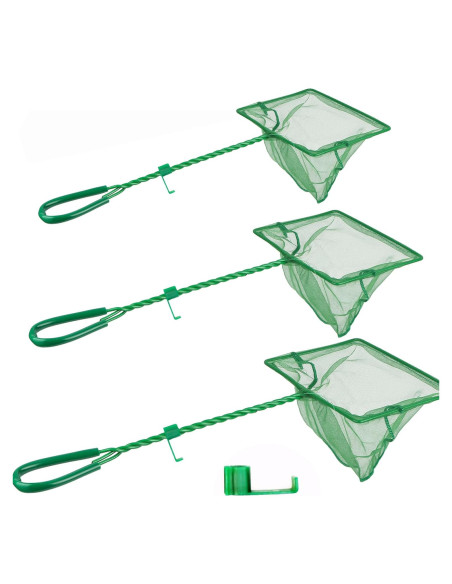 Red de Acuario DAGUANZHI 3 Piezas Nylon Verde 7.62-15.24cm Red de Acuario DAGUANZHI 3 Piezas Nylon Verde 7.62-15.24cm