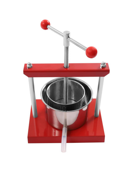 Prensa Manual de Vino TaoJune 3L Acero Inoxidable