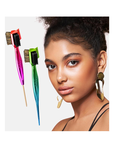 Cepillo 4 en 1 Red by Kiss 360 Edge para Cabello Rizado