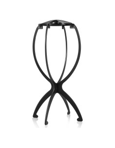 Soporte para Pelucas Obeoby Negro 35 cm Plegable y Ligero