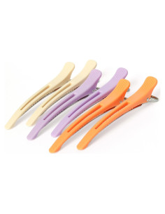 Clip de Cabello MEDOCA - 6 Piezas con Pico de Pato y Silicona