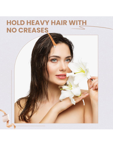 Clip de Cabello MEDOCA - 6 Piezas con Pico de Pato y Silicona