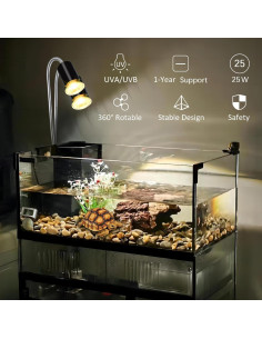 Paquete de 4 Bombillas UVA 25W Lachesan para Reptiles y Anfibios 2