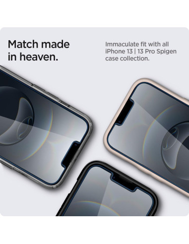 Protector de Pantalla Vidrio Templado Spigen GlasTR EZ FIT 2 Pzas