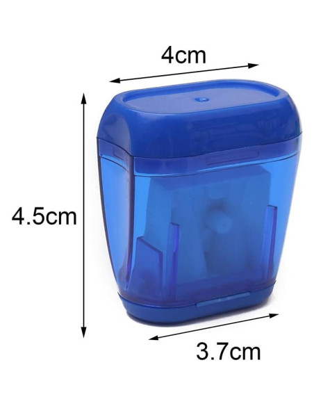 Sacapuntas Manual Doble Agujero SUMAJU 4 Piezas Colorido