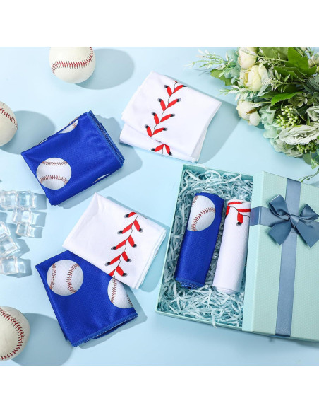 12 Toallas Enfriadoras de Microfibra Remagr 76.2x22.9cm Béisbol