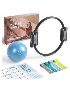 Conjunto de Anillo de Pilates LIONSCOOL 35.56 cm con Accesorios