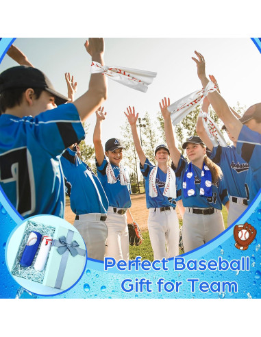 12 Toallas Enfriadoras de Microfibra Remagr 76.2x22.9cm Béisbol